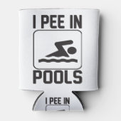 Ik plas in het zwembad blikjeskoeler (Voorkant)