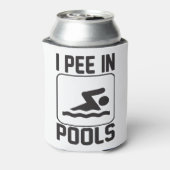 Ik plas in het zwembad blikjeskoeler (Blikje Achterkant)