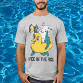 Ik plas in het zwembad t-shirt