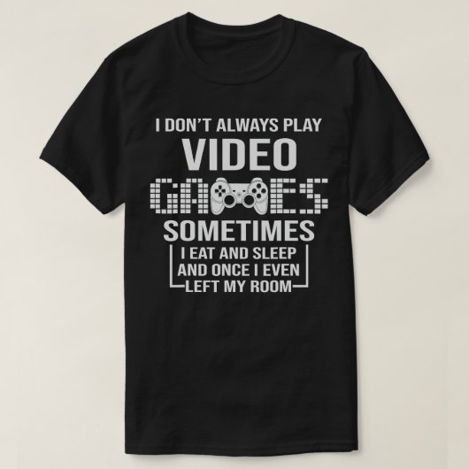 IK PLAY ALTIJD VIDEO GAMES Boys Funny (2) T-shirt (Design voorkant)