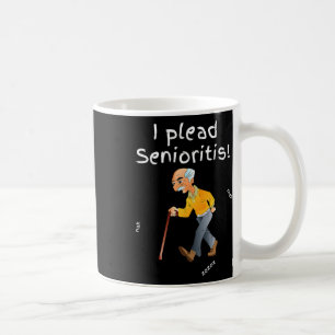 Ik pleit Senioristis. Oude senior man vrouw veroud Koffiemok