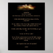 Ik pleit voor het BLOED VAN JESUS Poster (Voorkant)