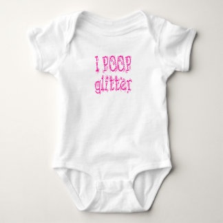 Ik Poep Glitter Roze Romper