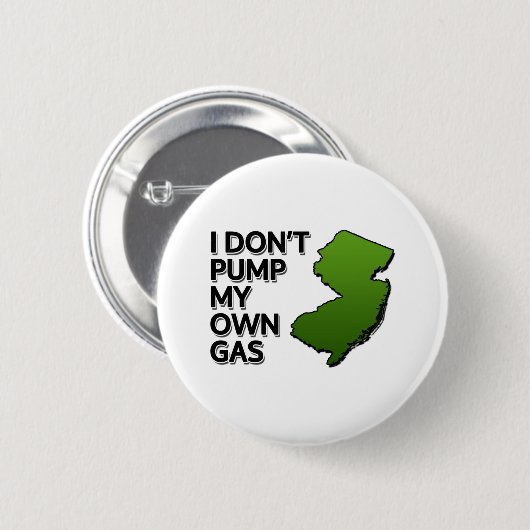 Ik pomp mijn eigen gas niet ronde button 5,7 cm (Voorkant /achterkant)