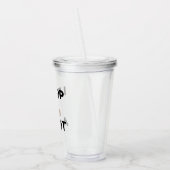 Ik poop een partij acryl drinkbeker (Links)