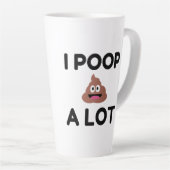 Ik poop een partij latte mok (Rechterhoek)