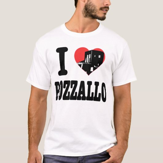 Ik ❤️ Pozzallo  T-shirt (Voorkant)