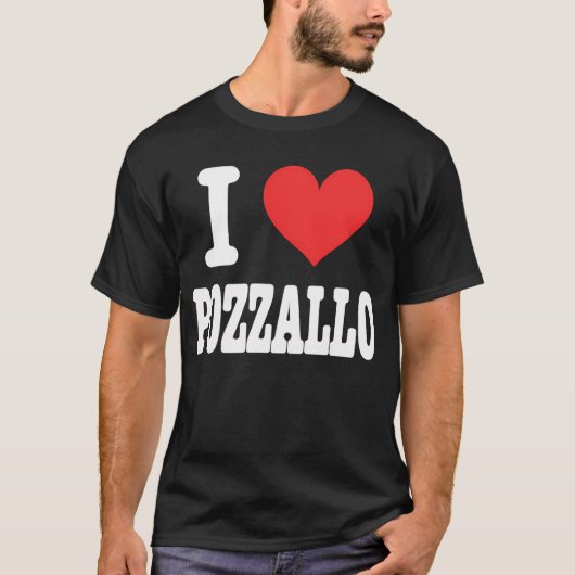 Ik ❤️ Pozzallo  T-Shirt Tri-Blend Shirt (Voorkant)