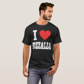Ik ❤️ Pozzallo  T-Shirt Tri-Blend Shirt (Voorkant volledig)