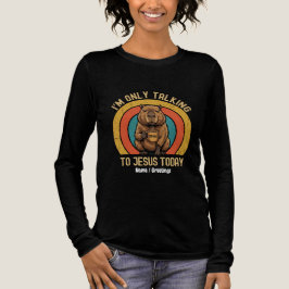 Ik Praat Alleen Met Jezus Vandaag Grappige Capybar Tri-Blend Shirt