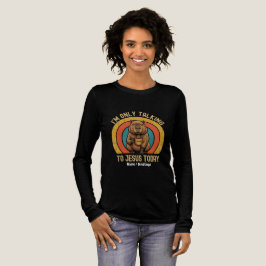 Ik Praat Alleen Met Jezus Vandaag Grappige Capybar Tri-Blend Shirt