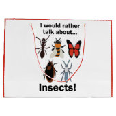 Ik praat liever over insecten entomologen groot cadeauzakje (Achterkant)