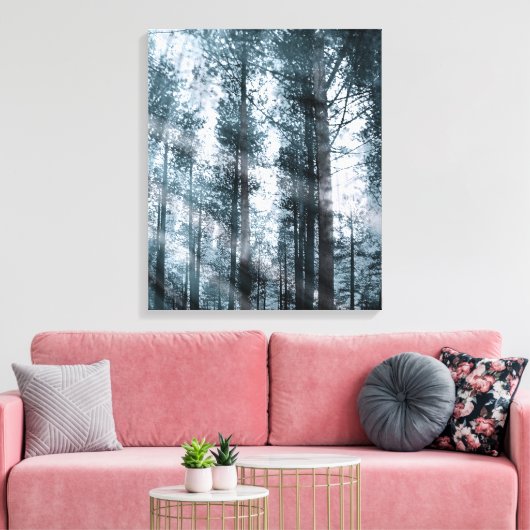 Ik praat met de Trees... Canvas Afdruk (Insitu (Woonkamer))