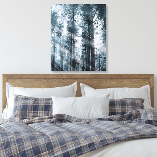 Ik praat met de Trees... Canvas Afdruk (Insitu (Slaapkamer))