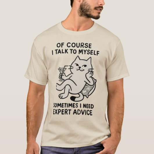 Ik praat met mezelf t-shirt (Voorkant)