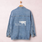 Ik praat met mijn Koeien koeien koe veehouder Denim Jacket (Hangar)