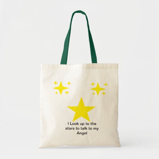 Ik praat met sterren tote bag (Voorkant)