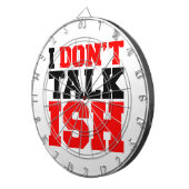 Ik praat niet over ISH Dartbord (Voorkant Rechts)