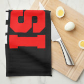Ik praat niet over ISH Theedoek (Quarter Fold)