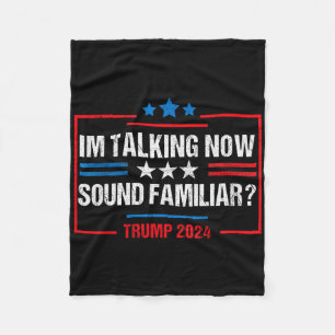 Ik praat nu stemmen Trump verkiezing Trump Won Tr Fleece Deken
