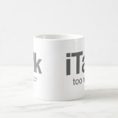 Ik praat te veel - Grappig design Koffiemok (Center)