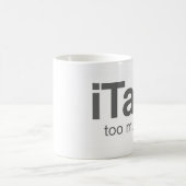 Ik praat te veel - Grappig design Koffiemok (Center)