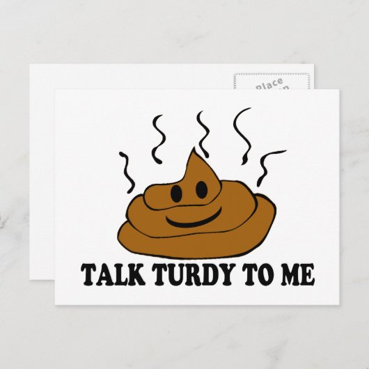 Ik praat tegen me. briefkaart (Voorkant / Achterkant)