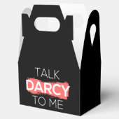 Ik praat tegen mij over Darcy. Bedankdoosjes (Geopend)