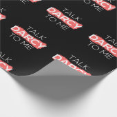 Ik praat tegen mij over Darcy. Cadeaupapier (Hoek)