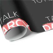 Ik praat tegen mij over Darcy. Cadeaupapier (Rol Hoek)