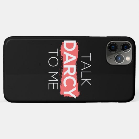 Ik praat tegen mij over Darcy. Case-Mate iPhone Case (Achterkant (horizontaal))