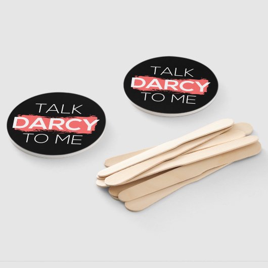 Ik praat tegen mij over Darcy. Handwaaier (Niet-gemonteerd)