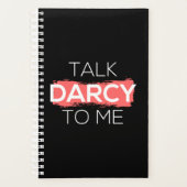 Ik praat tegen mij over Darcy. Planner (Voorkant)