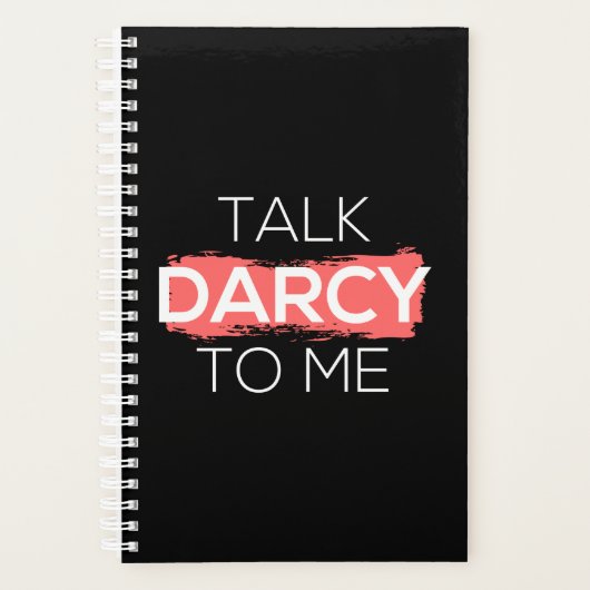 Ik praat tegen mij over Darcy. Planner (Voorkant)