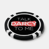 Ik praat tegen mij over Darcy. Poker Chips (Enkel)