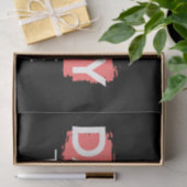 Ik praat tegen mij over Darcy. Tissuepapier (Geschenk)