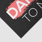 Ik praat tegen mij over Darcy. Tissuepapier (Detail)