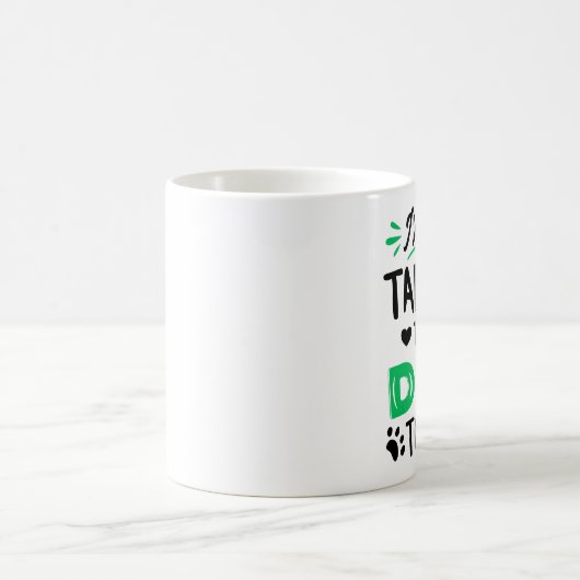 Ik praat vandaag alleen met mijn hond koffiemok (Center)