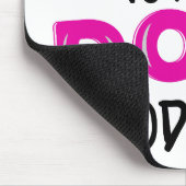 Ik praat vandaag alleen met mijn hond muismat (Hoek)