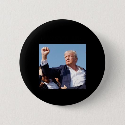 Ik! President Trump Ronde Button 5,7 Cm (Voorkant)