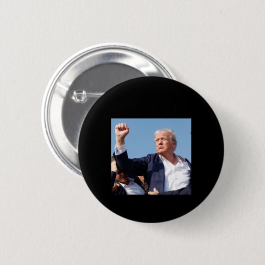 Ik! President Trump Ronde Button 5,7 Cm (Voorkant /achterkant)