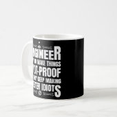 Ik probeer Dingen Idioot-proof Engineer te maken Koffiemok (Voorkant links)
