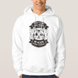 Ik probeer een aardige persoon te worden hoodie
