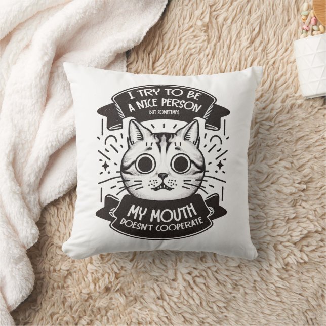 Ik probeer een aardige persoon te worden kussen (Deken)