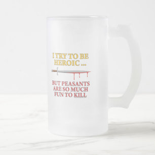 Ik probeer een heleboel te worden matglas bierpul