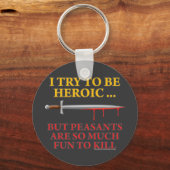 Ik probeer een heleboel te worden sleutelhanger (Voorkant)