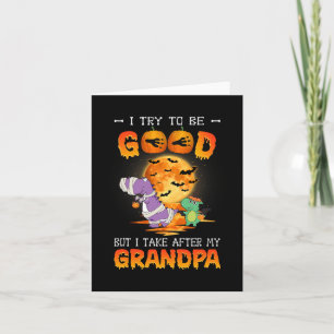 Ik probeer goed te zijn, maar ik lijk op mijn opa  kaart