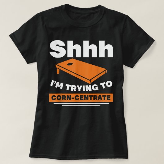Ik probeer het centrale gat te corneren t-shirt (Design voorkant)