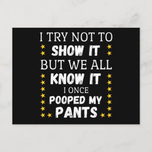 Ik probeer het niet te Shows, maar we weten het al Briefkaart