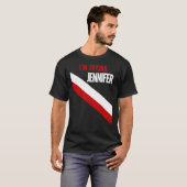 Ik probeer Jennifer Essential T-shirt (Voorkant volledig)